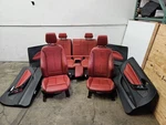 14-21 Bmw M235I F22 M240I Complete Sport Seats & Door Panel Red Leather. Fixed Price $990.00.