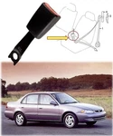 98-02 Corolla Right Front Passenger Seat Belt Buckle 73230-02020-C0 Genuine. Fixed Price $49.95.