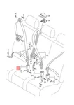 Genuine Audi Q7 Belt Latch 4M0857740LMNB. Fixed Price $86.00.