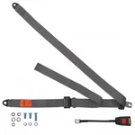Front Static Seat Belt For Triumph TR6 Convertible 1961-1975 Grey. Fixed Price $137.81.