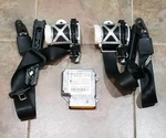 07-09 Audi Q7 4L Seatbelt Retractor Front Left Right Set Srs Module Black F25-65. Fixed Price $99.95.