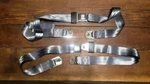 Lap Seatbelts Dark Grey Pair Vw Bug Ghia Chevy Gmc C10 Pick Up Truck Corvette Ss. Fixed Price $118.00.