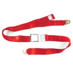 Lap Seat Belt, Chrome Lift Latch, 70 Inch Length -red. Fixed Price $66.47.