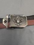Vintage Boy Scout Belt Buckle With American Flag (42"). Fixed Price $13.97.