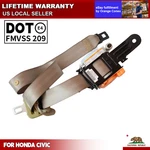 For 2006-2011 Honda Civic Front Left Driver Side Seat Belt Retractor Assembly. Fixed Price $75.98.