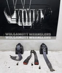 97-02 Jeep Tj Wrangler Left & Right Rear Seat Belts W/ Female Dual Buckle Bolt. Fixed Price $234.00.