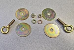 Pair Brand New Porsche 356B 356C 356SC 911 912 Seat Belt Eye Bolts. Fixed Price $60.00.