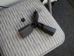 Black 03-08 Ford Crown Victoria Police Interceptor P71 Rear Seat Belt Buckle. Fixed Price $49.00.