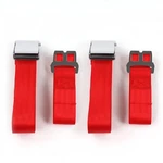 Chevy 1955 - 1957 Airplane 2PT Red Lap Bucket Seat Kit Belts. Fixed Price $69.50.