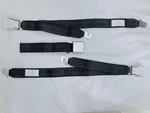 Two New, Am Safe Lap Seat Belts, Pn 504680-413-2258 & Extender (L42). Fixed Price $185.00.