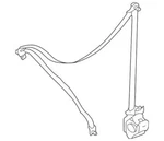 Genuine Ford Mercury 2005-2007 Mariner Lap And Shoulder Belt 6L8Z-78611B09-BB. Fixed Price $184.99.