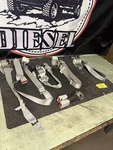 2007-2013 Gmc Sierra Chevy Silverado Seat Belt Set Grey / Gray Crew Cab. Fixed Price $263.99.