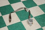 06-07 Ram *stained* Khaki Front Driver Side Left Lh Seat Belt Restraint Oem Wty. Fixed Price $107.99.