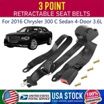 140'' Black Point Retractable Car Seat Lap Belt For 2016 Chrysler 300 Sedan. Fixed Price $32.99.