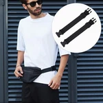 2PCS Adjustable Belt Extender Strap Black Fanny Pack Buckle Extension. Fixed Price $13.99.