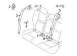 New Genuine Nissan Rogue Seat Belt Assembly Rear Left (2021-2023) Oe 888856RR9A. Fixed Price $71.65.
