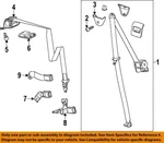 Gm Oem Rear Seat Belt-upper Cover Left 22882604. Fixed Price $16.95.