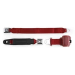 Retrobelt Dark Red Pushbutton Retractable Lap Seat Bench. Fixed Price $77.99.