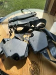 1984-1990 Corvette C4 Complete Seat Belt Set Blue Oem. Fixed Price $250.00.