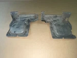 Corvette Floor Seat Belt Retractor Cover Pair Lh & Rh Gm Oem 1973 1974. Fixed Price $100.00.