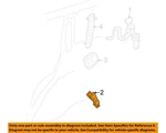 Chrysler Oem 99-01 Grand Cherokee Rear Seat Belts-buckle End 5FP481L5AB. Fixed Price $65.38.