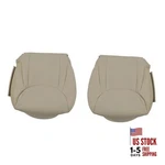 Perforated Front Driver & Passenger Side Bottom Microfiber Leather Seat Tan. Fixed Price $55.60.