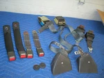 1982-92 Camaro Firebird Charcoal Grey Seat Belt Set + Receivers Left Right Gm 84. Fixed Price $399.95.