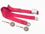 Universal Seat Belt W/lift Buckle Latch 74-INCH Bright Red New Dii. Fixed Price $64.37.