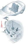 Audi A7 Sportback Seat Belt Rear Left. Fixed Price $324.39.