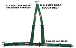Sand Rail 3 Point Seat Belt Buckle Roll Bar Mount V Harness Dark Green. Fixed Price $71.45.