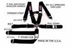 Rjs Racing Sfi 16.1 Cam Lock Pt Harness Roll Bar Black Sternum Strap 1040101. Fixed Price $219.99.