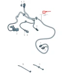 New Audi Q3 F3 Right Seat Belt Warning System Harness Lhd 83A971365M. Fixed Price $105.40.