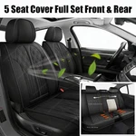 Car Covers 5-SEATS Front Rear For Acura Tl Waterproof Faux Leather Cushion. Fixed Price $74.99.