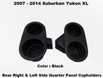 07 To 14 Suburban Rear Right & Left Quarter Panel Holders Black. Fixed Price $79.00.