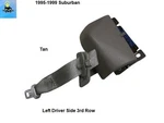 12549721 95 99 Suburban Left Rear Outer 3RD Row Retractor. Fixed Price $99.00.