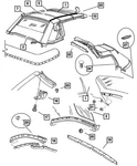 Genuine Mopar Clip 4886014AA. Fixed Price $39.08.