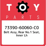 73390-60060-C0 Toyota Belt Assy, Rear NO.1 Seat, Inner Lh 7339060060C0, New Genu. Fixed Price $49.99.