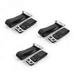 Chevy Impala 1958 Airplane 2 Pt. Black Lap Bench Seat Kit 3 Belts. Fixed Price $124.50.