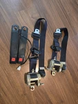 85-89 Toyota MR2 Seat Belts & Receivers Black Left Right Pair AW11 MK1. Fixed Price $225.90.