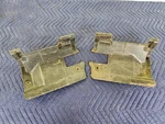 Original Gm 1976 1977 Corvette Seat Belt Retractor Floor Covers 362973 362974. Fixed Price $60.00.