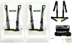 2 X Tanaka Universal Black 4 Point Buckle Racing Seat Belt Harness. Fixed Price $62.69.