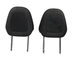15 - 22 Gmc Canyon Front Seat Head Rest Set Black Leather Red Stitch Oem. Fixed Price $139.12.