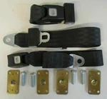 Rv Motorhome Black With Mounting Kit For Sofa Dinette SEATBELT,74". Fixed Price $98.50.