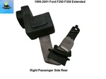 YC3Z28611B68CCC 00 01 02 Ford F250 F350 Right Rear Seatbelt Retractor Extended. Fixed Price $99.00.