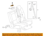 Gm Oem 15-20 Escalade Esv Rear Seat Belts-center Assy Bezel 23452247. Fixed Price $29.88.