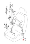 Genuine Audi A6 Avant S6 Quattro 4F2 4F5 Lock Satin Black 4F0857755E01C. Fixed Price $54.20.