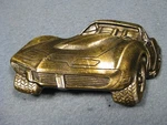 Vtg 1979 Limited Edition Corvette Belt Buckle Great American #266. Fixed Price $34.99.