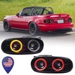 For Mazda MIATAMX5 1989-1997 Na Rear Lights E57 Led Tail Black. Fixed Price $380.00.