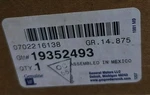 Genuine Gm 19352493 Passenger Seat Belt Tensioner Kit Onyx Oem New Box. Fixed Price $45.95.