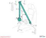 Volkswagen 09-25 Tiguan Seat Belt Lap And Shoulder 5N1857705DRAA. Fixed Price $159.75.